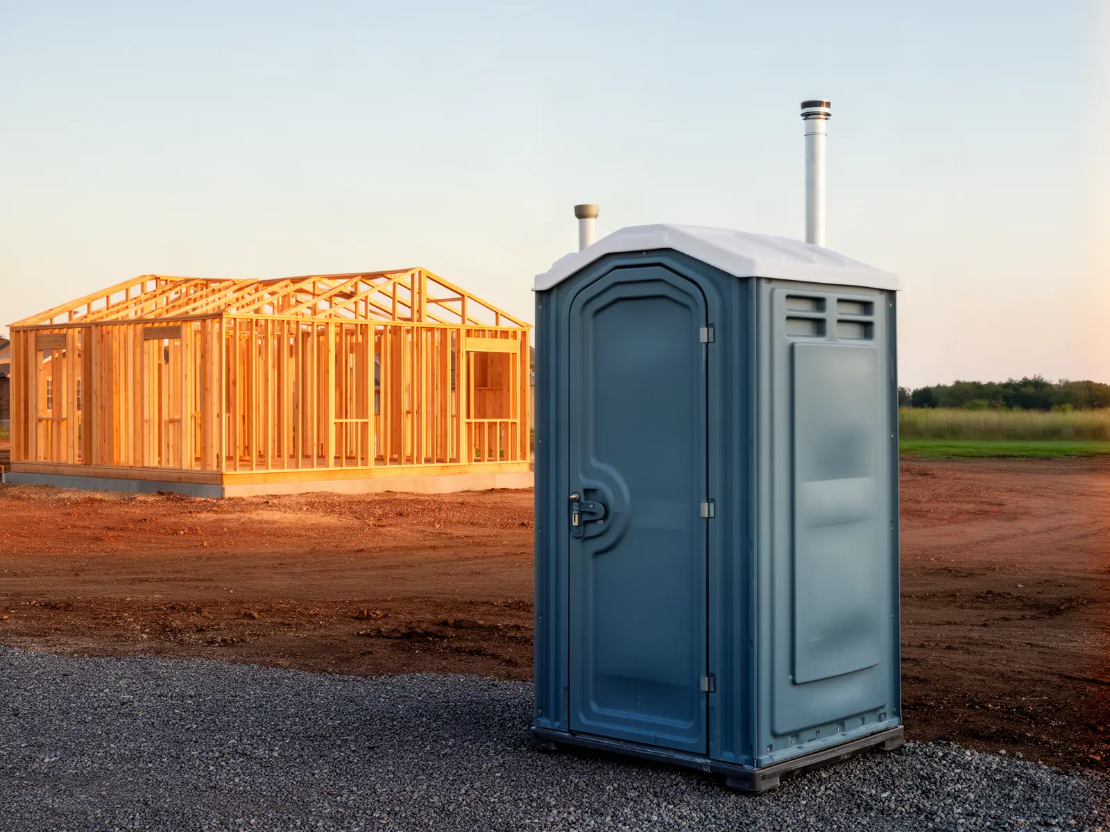 Clean porta potty unit from White Lake Porta Potties in Hyattsville, MD